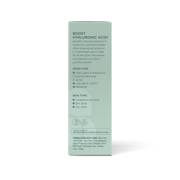 Side image of Marini SkinSolutions Hyla3D Face Serum
