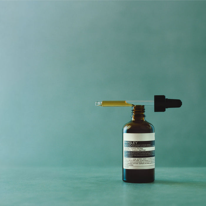 Lifestyle image of Aesop Parsley Seed Anti-Oxidant Intense Serum
