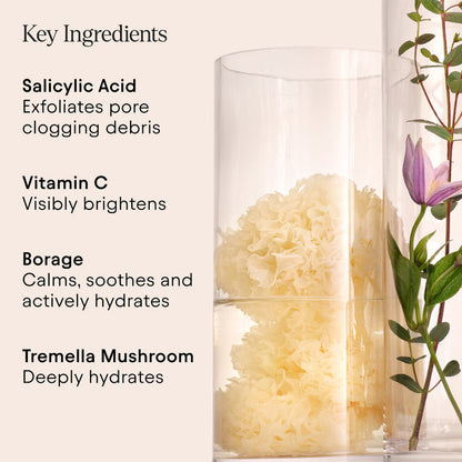 Lifestyle image of Alpyn Beauty 2% BHA Pore Perfecting Liquid Exfoliator for Brighter and Clearer Skin