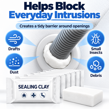 Quick-Fix Eco Waterproof Sealant Clay (10/20 Pcs) – Heavy-Duty Hole & Wall Repair Putty