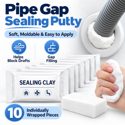 Quick-Fix Eco Waterproof Sealant Clay (10/20 Pcs) – Heavy-Duty Hole & Wall Repair Putty