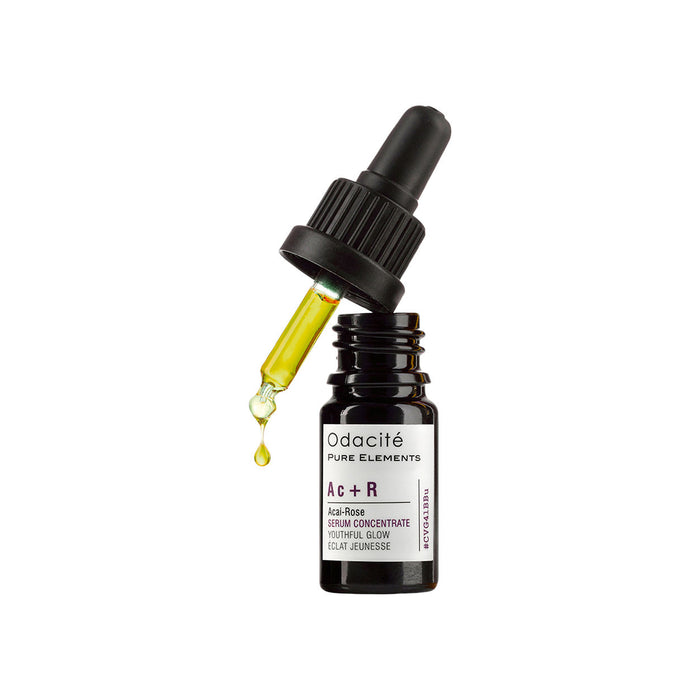 Image of an open Odacité Acai Rose Facial Concentrate