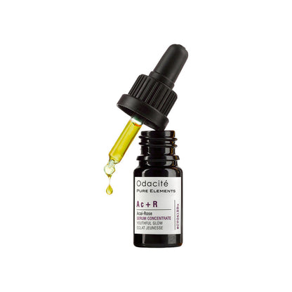 Image of an open Odacité Acai Rose Facial Concentrate