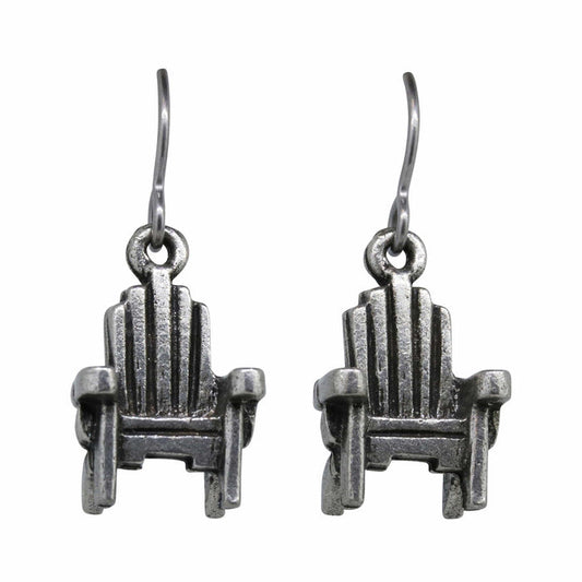 Adirondack Chair Earrings | lapelpinplanet