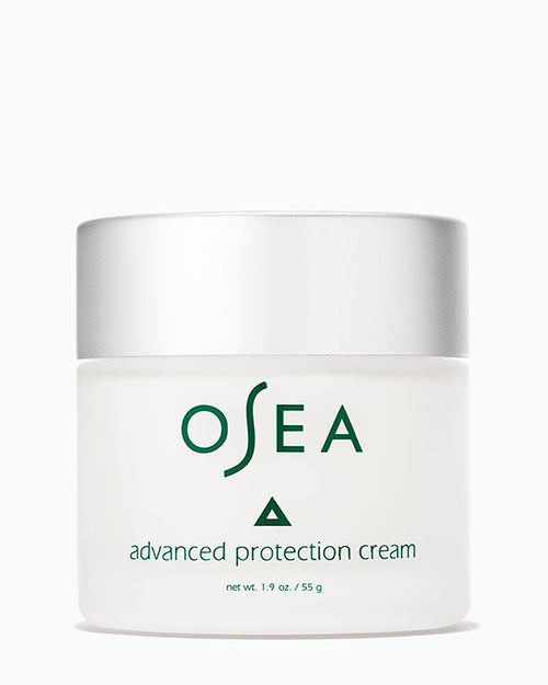 OSEA Advanced Protection Cream 1.9 oz jar on white background for ecommerce display
