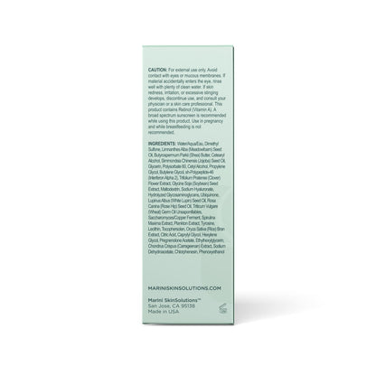 Back image of Marini SkinSolutions Age Intervention Face Cream