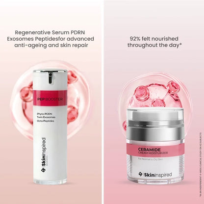 Skininspired | PDRN Serum and Cermaide Moistrizer Gradient Image
