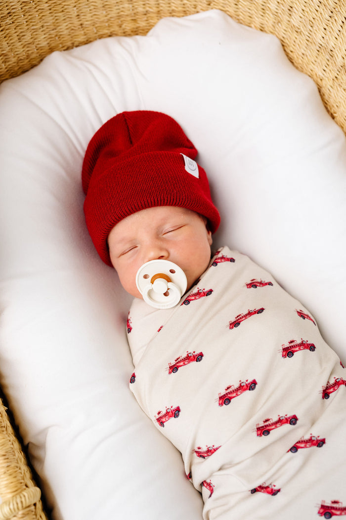 Beanie - Brick Red