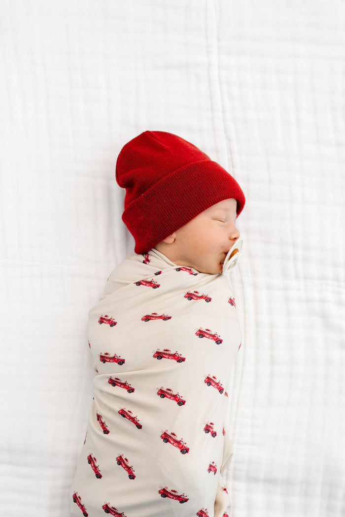Beanie - Brick Red