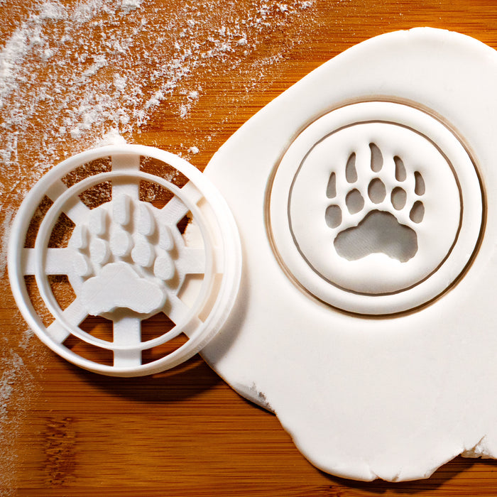 Bear Single Paw Print Cookie Cutter