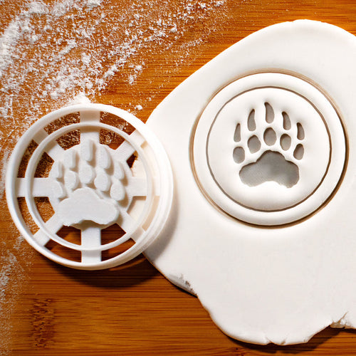 Bear Single Paw Print Cookie Cutter
