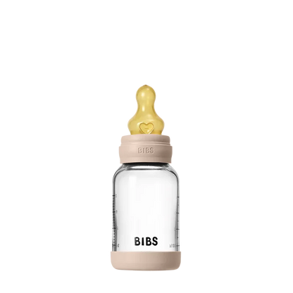 Bibs Baby Glass Bottle Complete Set: Blush