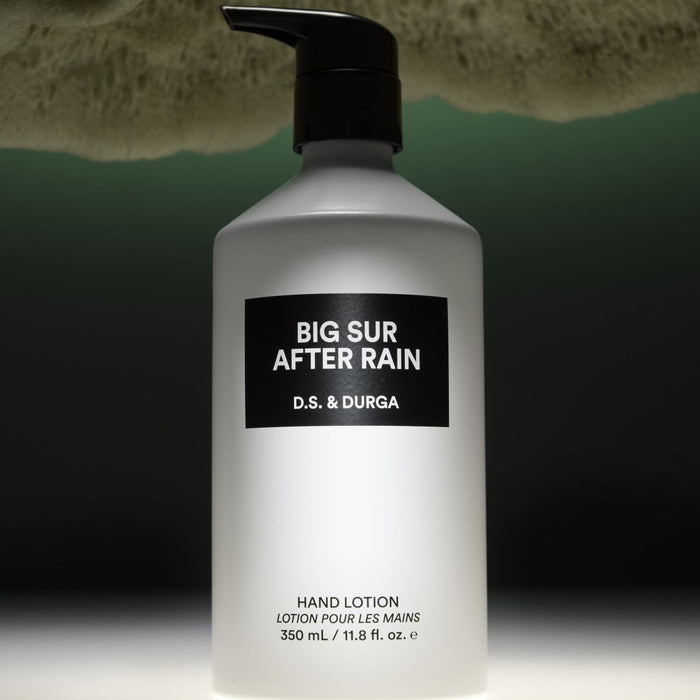 Lifestyle image of D.S. & Durga Big Sur After Rain Hand Lotion variant: 11.8 fl oz