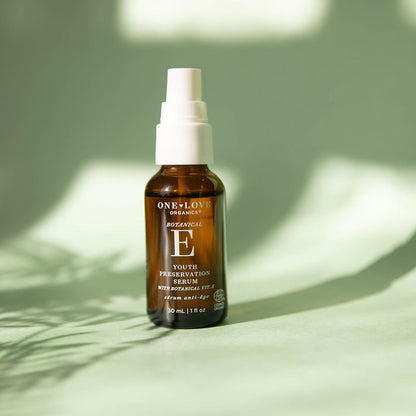Lifestyle image of One Love Organics Botanical E Youth Preservation Serum variant: 1 fl oz