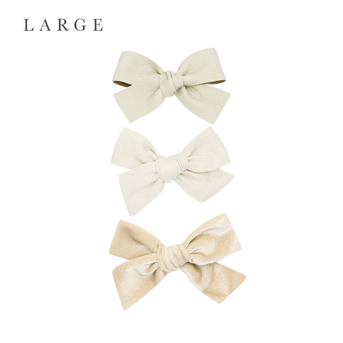 Bow 3 Pack: Ivory