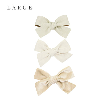 Bow 3 Pack: Ivory