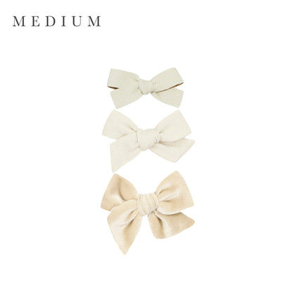 Bow 3 Pack: Ivory