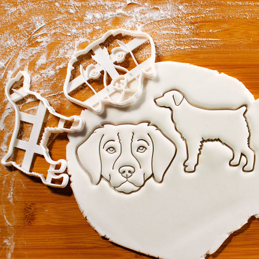 Set of 2 Brittany cookie cutteres