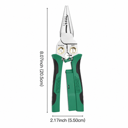 8-in-1 Wire Stripper + Voltage Tester + Dual Alarm + Home DIY & Repairs