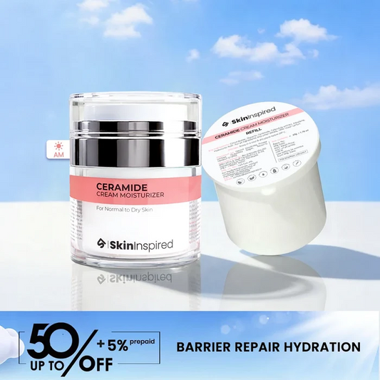 Ceramide Cream Moisturizer & Refill Combo