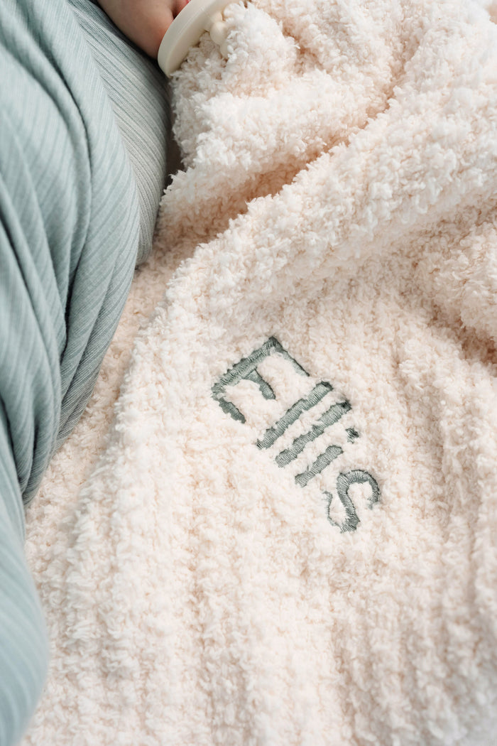 Chenille Blanket - Charcoal - Adult/Throw
