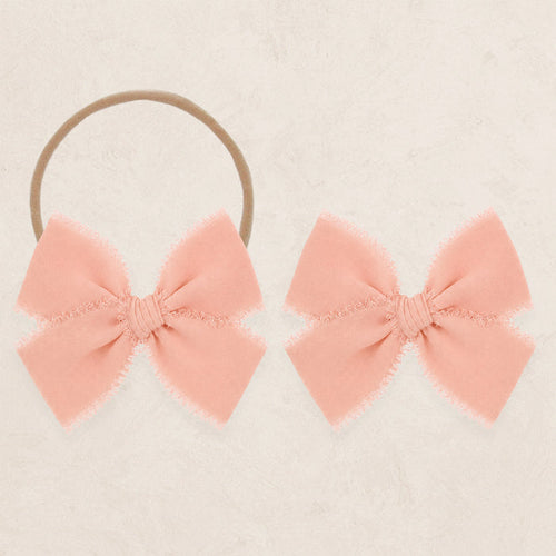 Chiffon Bow - Rose