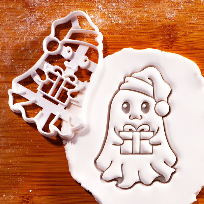 Christmas Ghost with Present