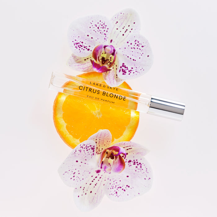 Model image of Lake & Skye Citrus Blonde Eau de Parfum variant: 0.5 fl oz