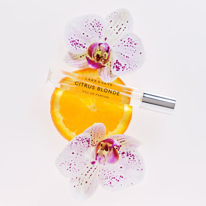 Model image of Lake & Skye Citrus Blonde Eau de Parfum variant: 0.5 fl oz