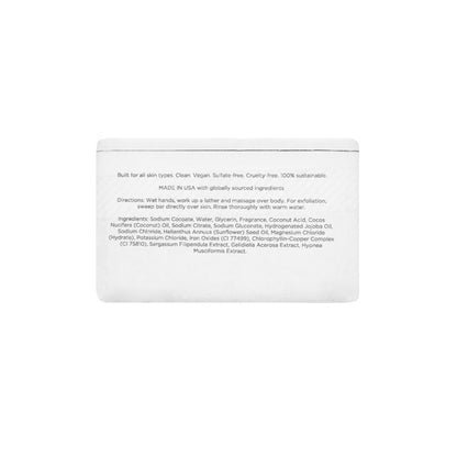 Image of the Atwater Clean Impact Body Scrub and Cleansing Bar box