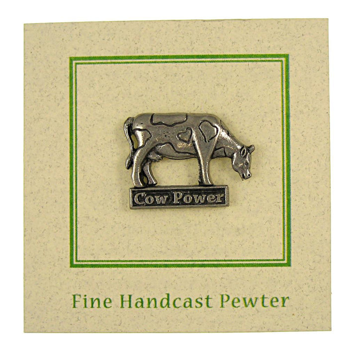 Cow Power Lapel Pin