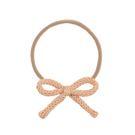 Crochet Bow - Butterscotch