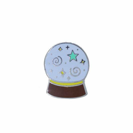 Crystal Ball Enamel Pin | lapelpinplanet