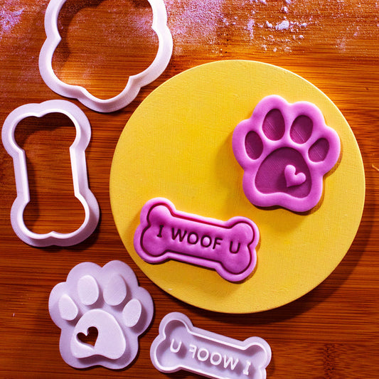 Cute Paw & I WOOF YOU Mini Set