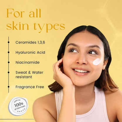 SkinInspired Care Addict sunscreen suitable for all skin types including sensitive skin