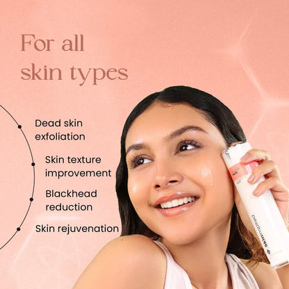 SkinInspired AHA BHA PHA exfoliating serum for dead skin removal, texture improvement, and blackhead reduction