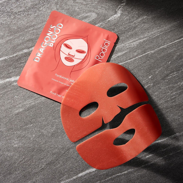 Lifestyle image of Rodial Dragon's Blood Hyaluronic Jelly Face Mask