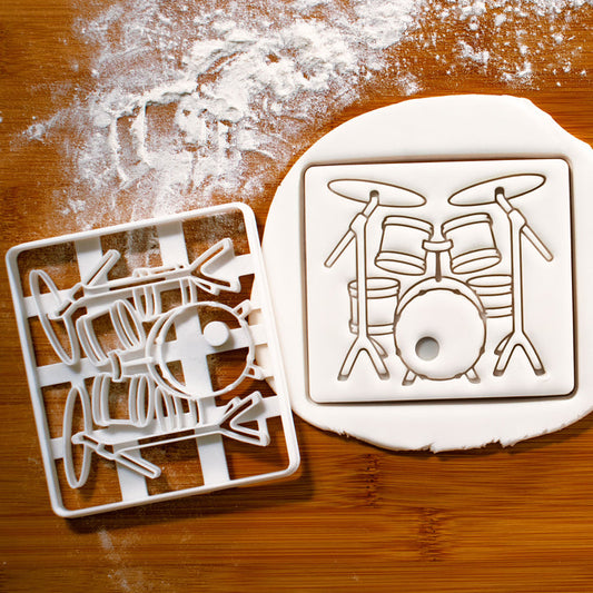 drum kit cookie cutter