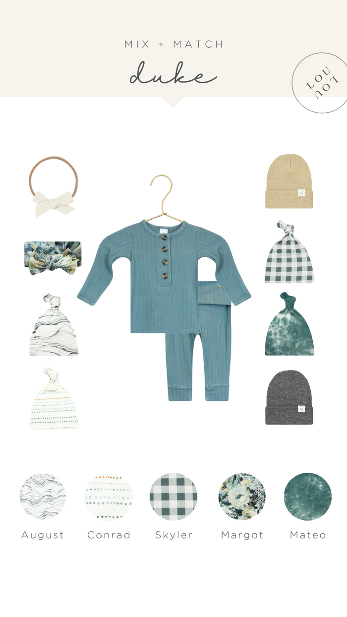 Duke Ribbed Top Knot Hat