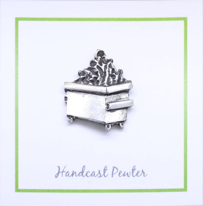 Dumpster Fire Lapel Pin | lapelpinplanet