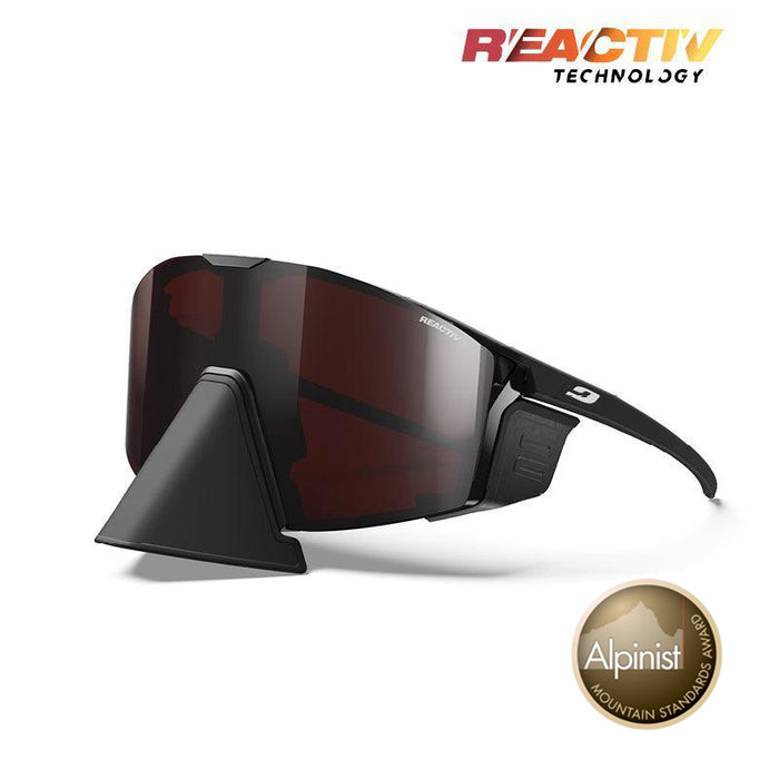 Black / Black With REACTIV 0-4 High Contrast Lens