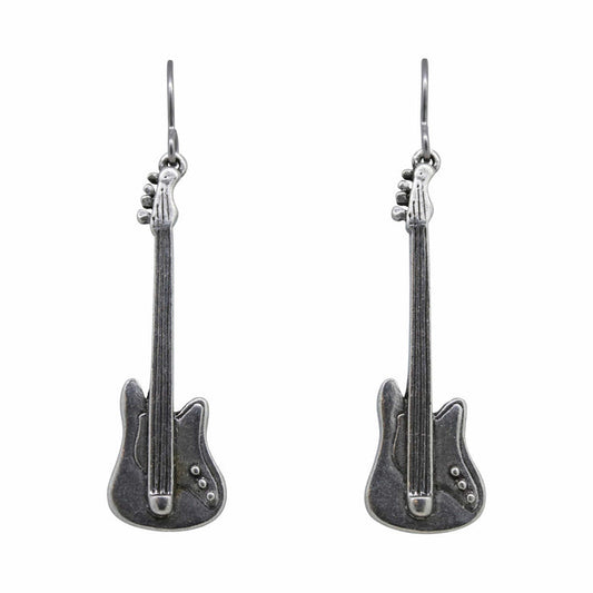 Electric Guitar Earrings | lapelpinplanet