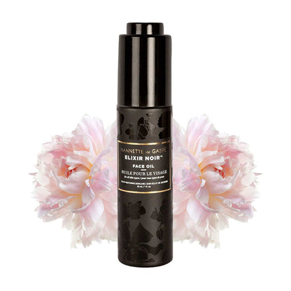 Lifestyle image of Nannette de Gaspé Elixir Noir Face Oil
