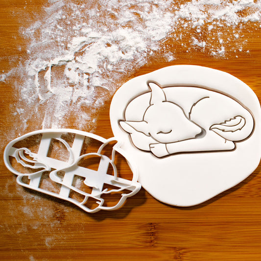 fawn sleeping cookie cutter