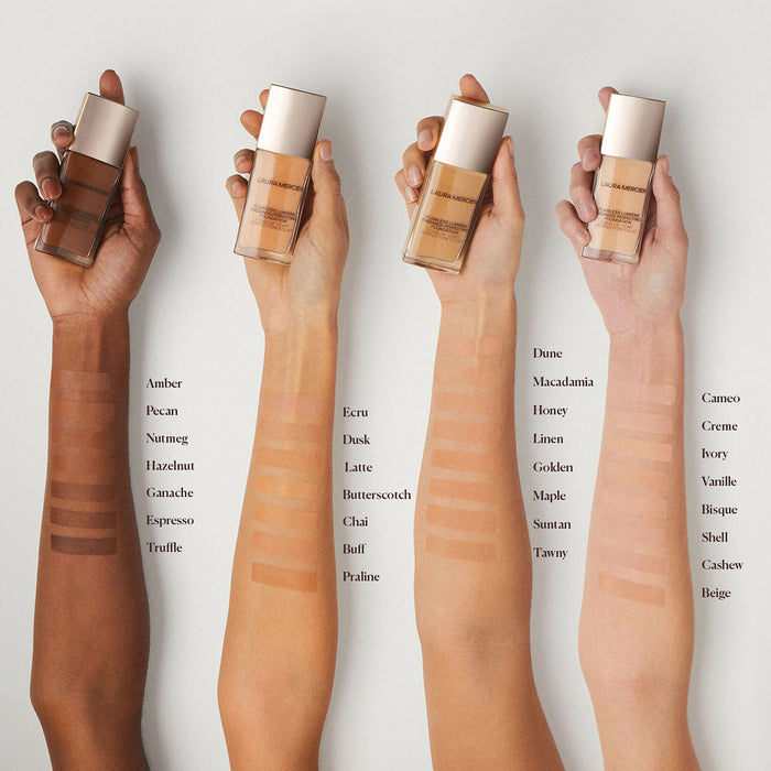 Model image of Laura Mercier Flawless Lumière Radiance-Perfecting Foundation variant: 1C0 CAMEO