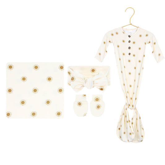 Frankie Newborn Headband Bundle (Gown)