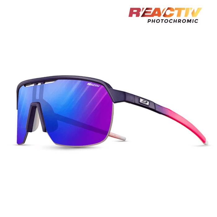 Purple / Pink With REACTIV 1-3 High Contrast Lens