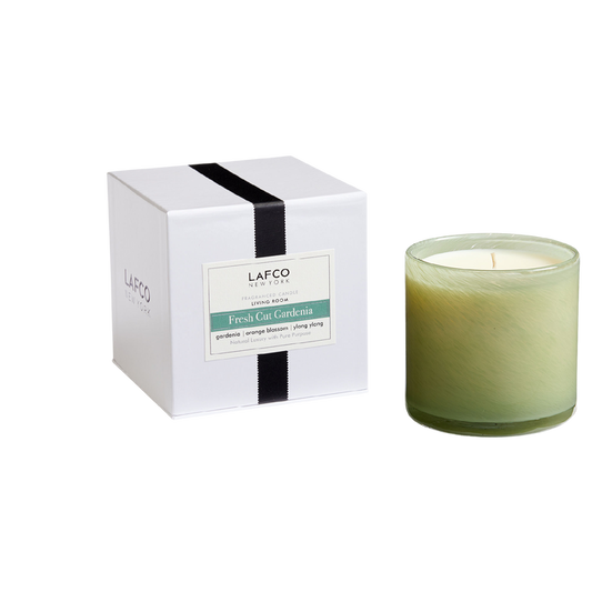 Lafco Fresh Cut Gardenia Candle variant: 15.5 oz (Signature) main image