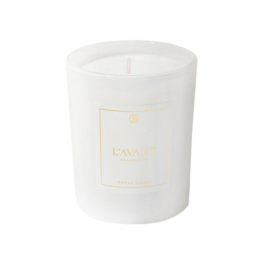 L’Avant Collective Fresh Linen Candle variant: White main image