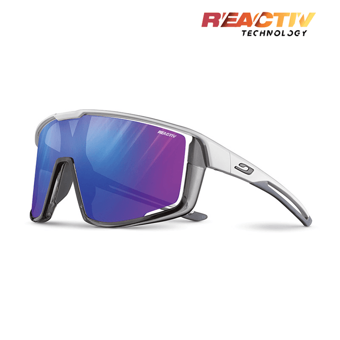 Matte White / Translucent Gray With REACTIV 1-3 High Contrast Lens